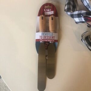 𝅺cake Boss 2 Piece Icing Spatula Set